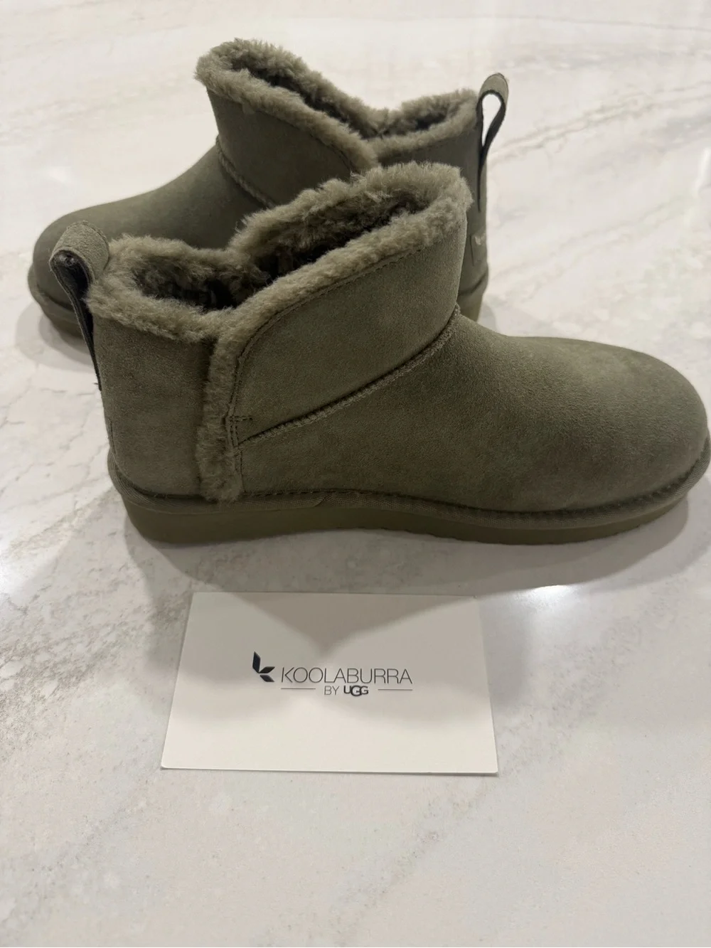 Koolaburra by UGG Koola Ultra Mini Boots, Sz 9, Lime, New in Box